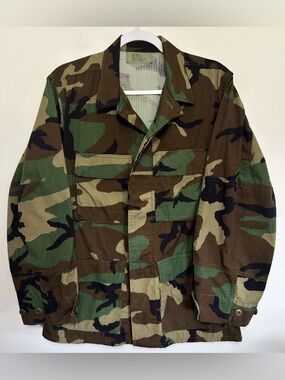 Vintage 1993 US Army Military Issue Battle Dress Uniform Coat